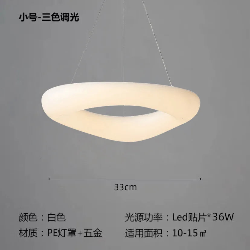 Modern led ceiling lamp in the shape of clouds with remote control - B Gradation 3 couleurs 1