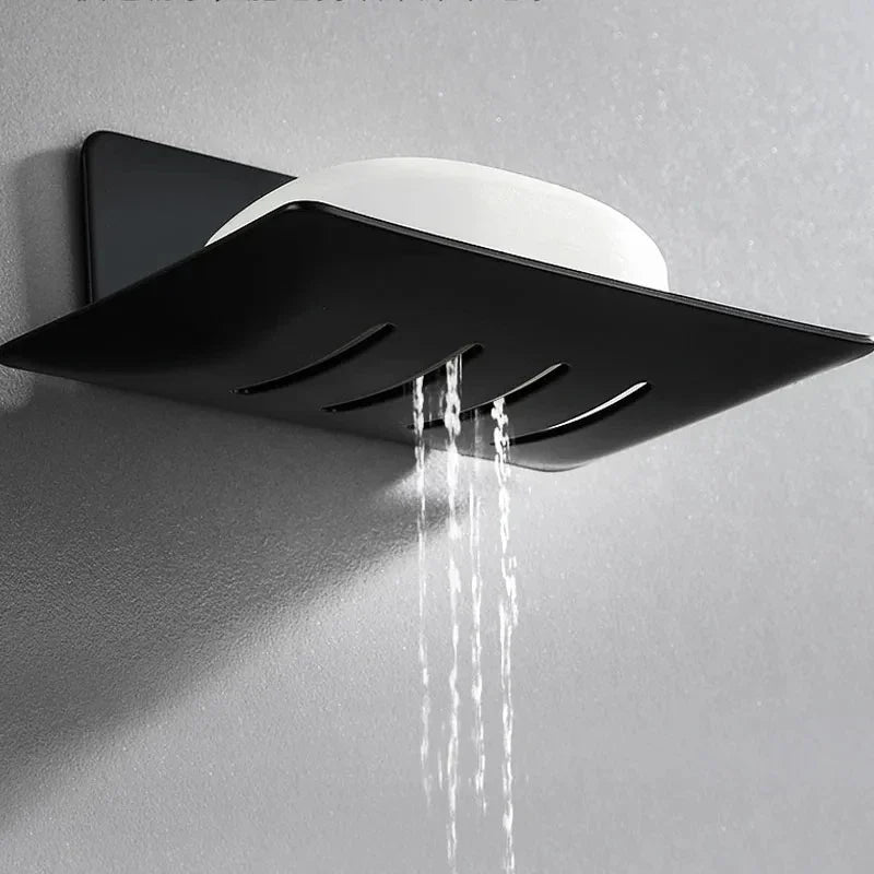 Aluminium wall soap holder for practical and modern storage - view 5