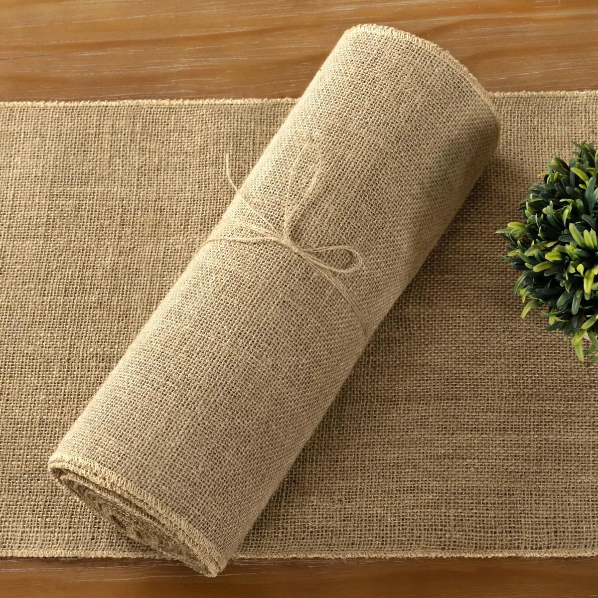 Natural Jute table runner rustic style farm - 30x45cm placemat