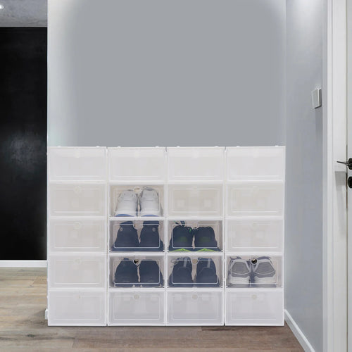 20 plastic folding boxes for shoes - view 2