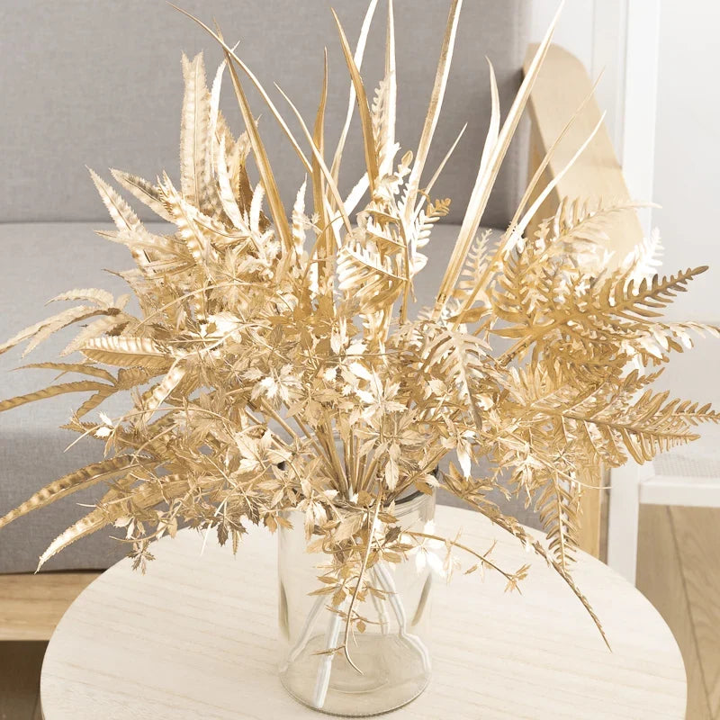Artificial plants flowers and foliage for festive decorations and wedding