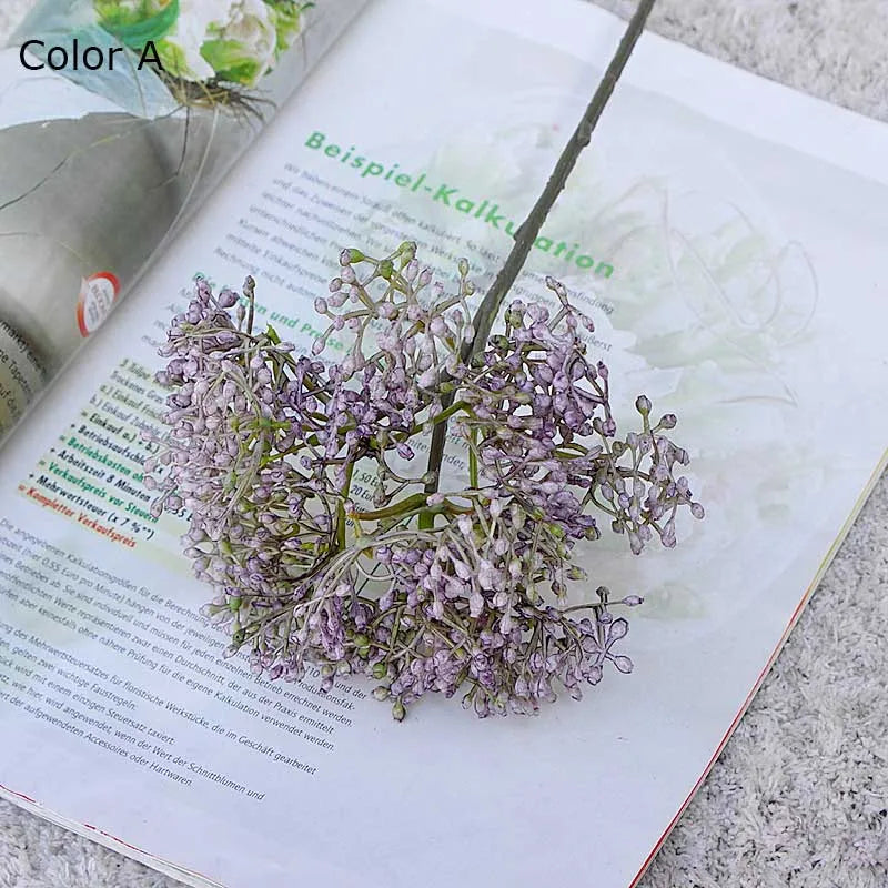 Retro raspberry artificial plants for DIY home decoration - One