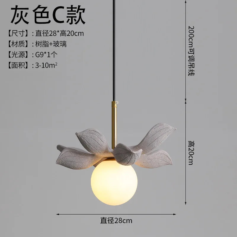 Modern resin pendant light for elegant interior decoration - Gary's Style C