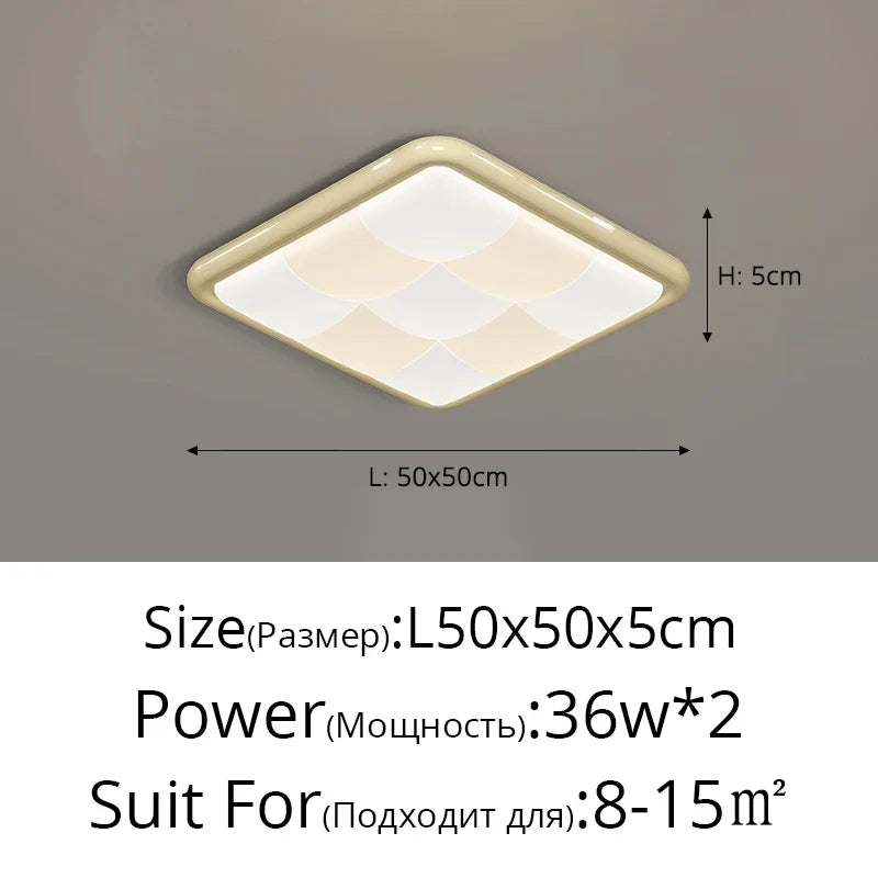 LED design ceiling for lighting and interior decoration - B Yellow / Gradation infinie