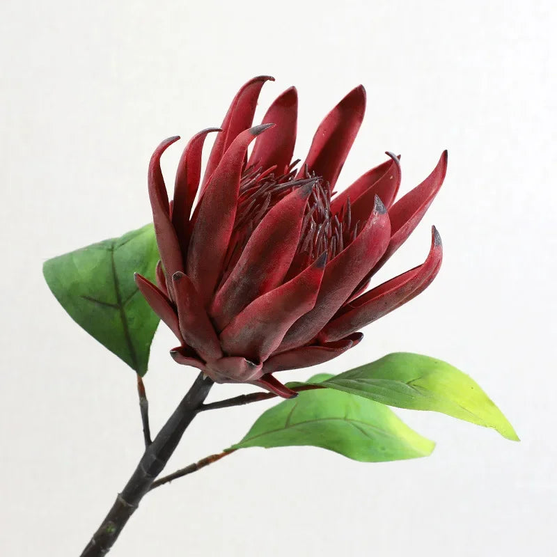Realistic artificial flowers for interior decoration and balcony - Short Red