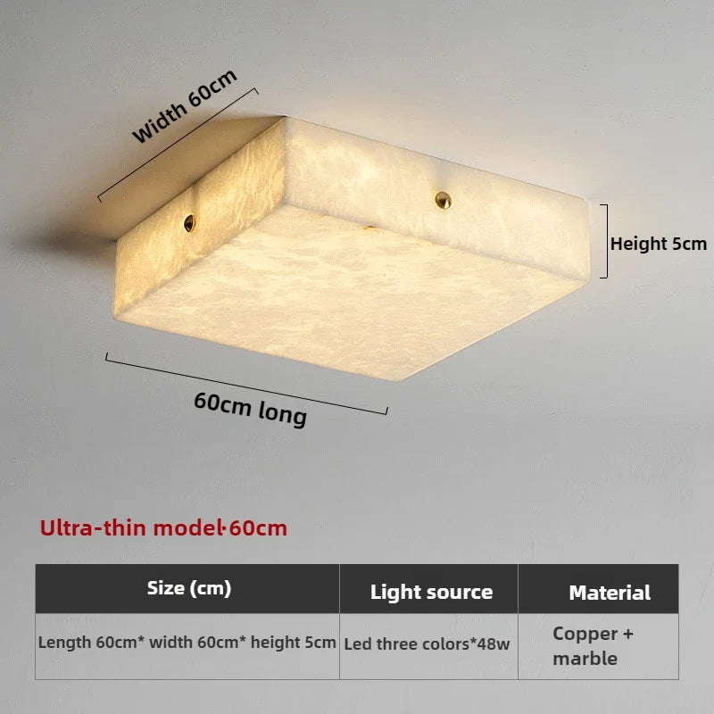 Chinese style modern copper ceiling for elegant interior - L 60cm H 5cm / 3 modifiables