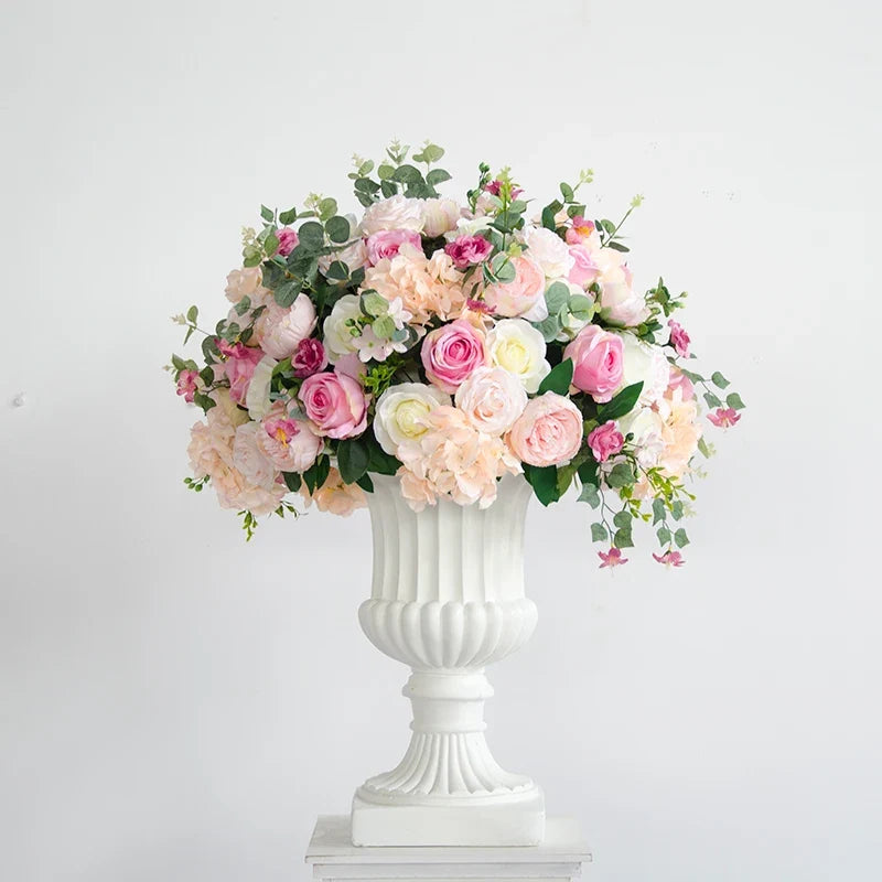 Artificial silk flower balls for wedding decoration and photo - 16 / 50 CM