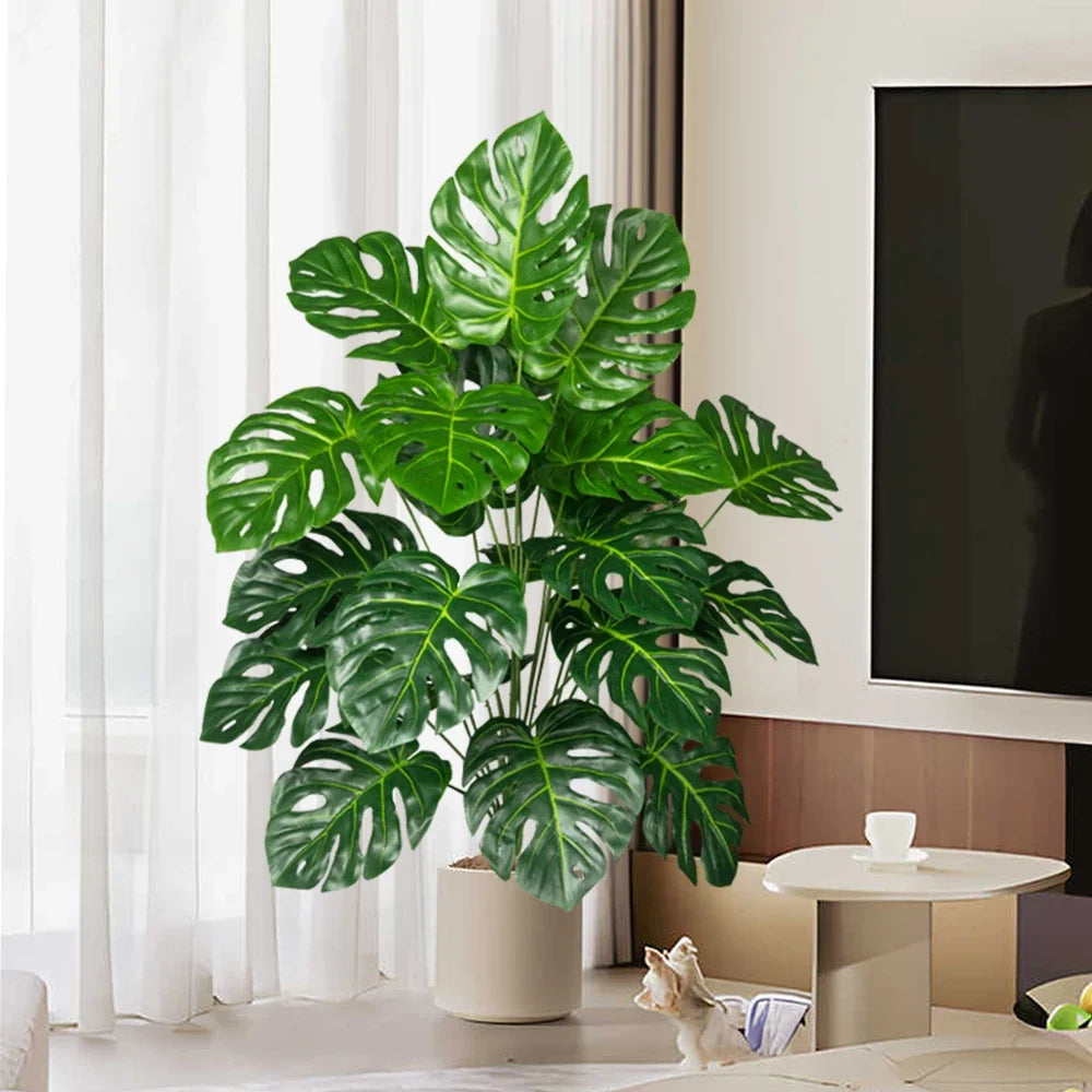 Tree monstera artificial for garden decoration and office - view 2