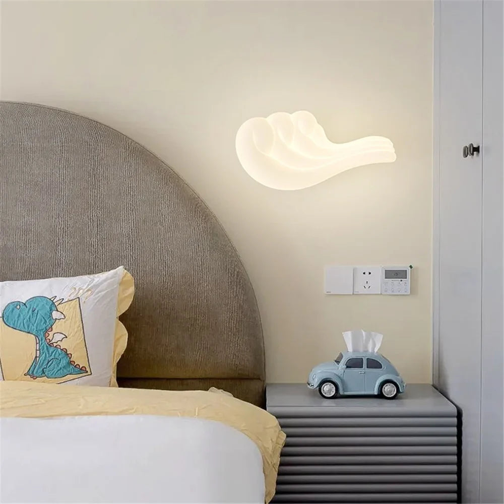 Led wall sconce whale and children's sailboat with changing colors - view 5