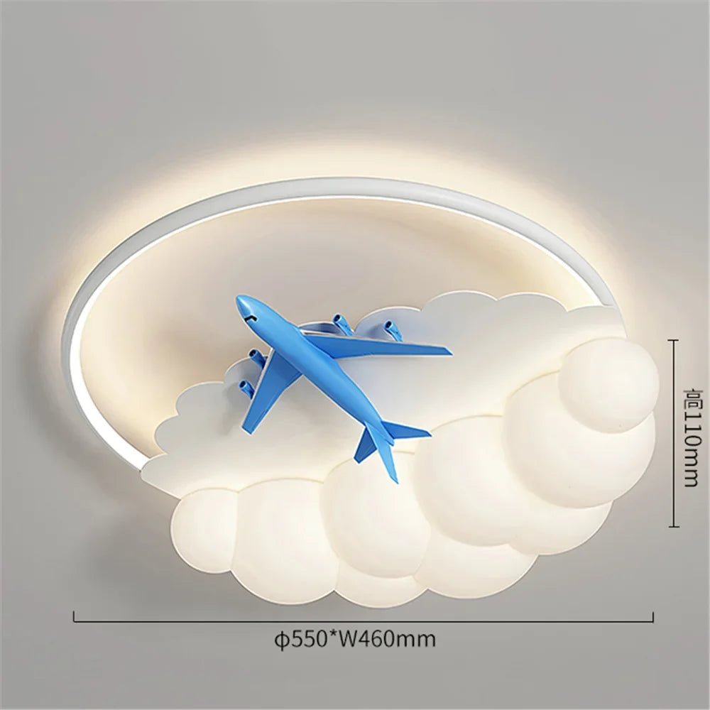 Creative led ceiling lamp in acrylic for children's decoration - One / No Remote