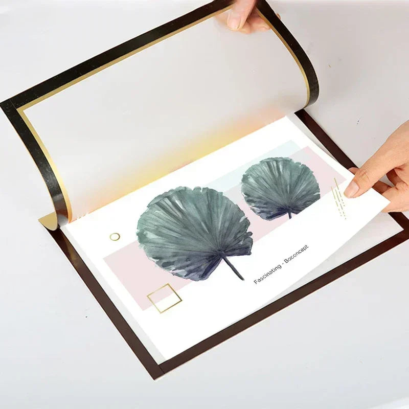 Modern rectangular plastic photo frame - view 4