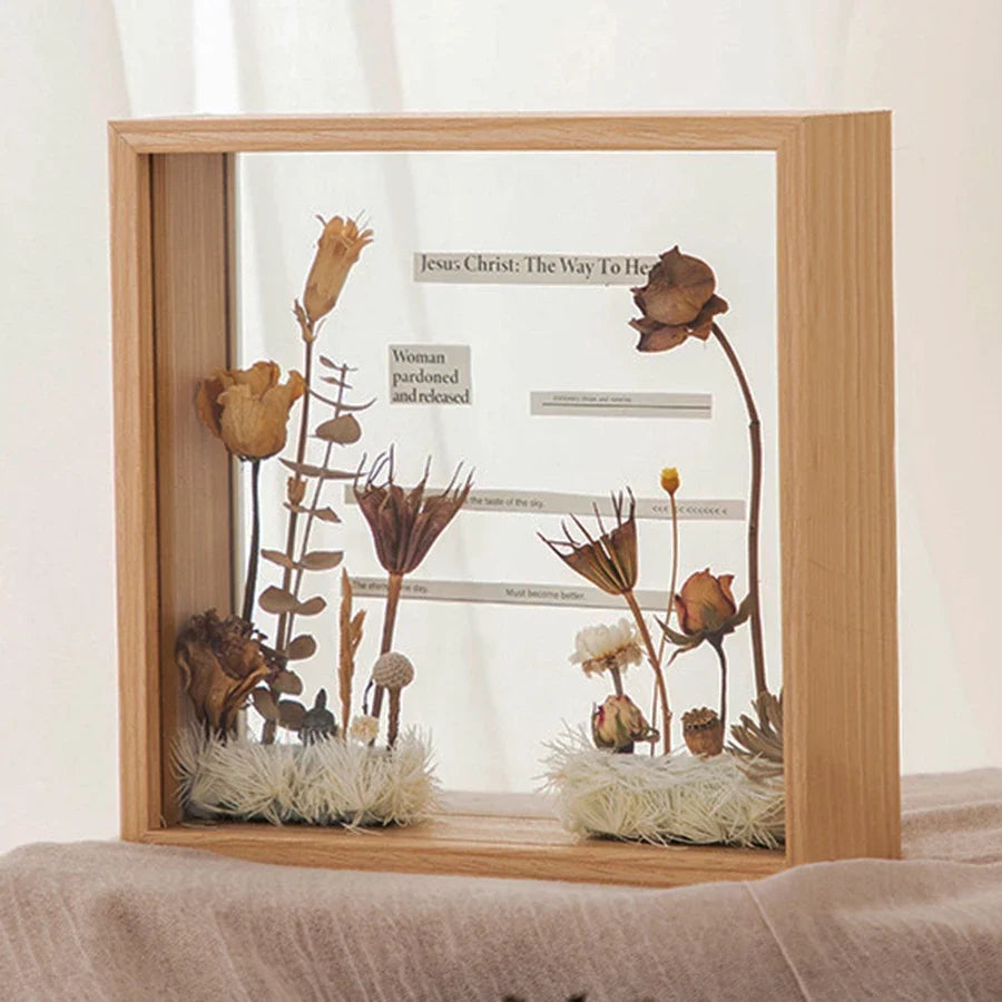 3d photo frame with flowers for wedding decoration - view 2