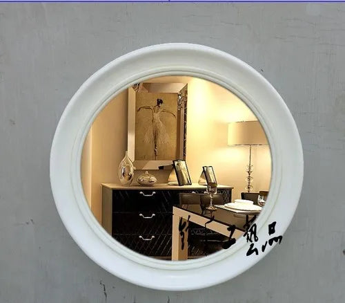 Vintage decorative round aesthetic mirrors for home - 54X54X5CM 4