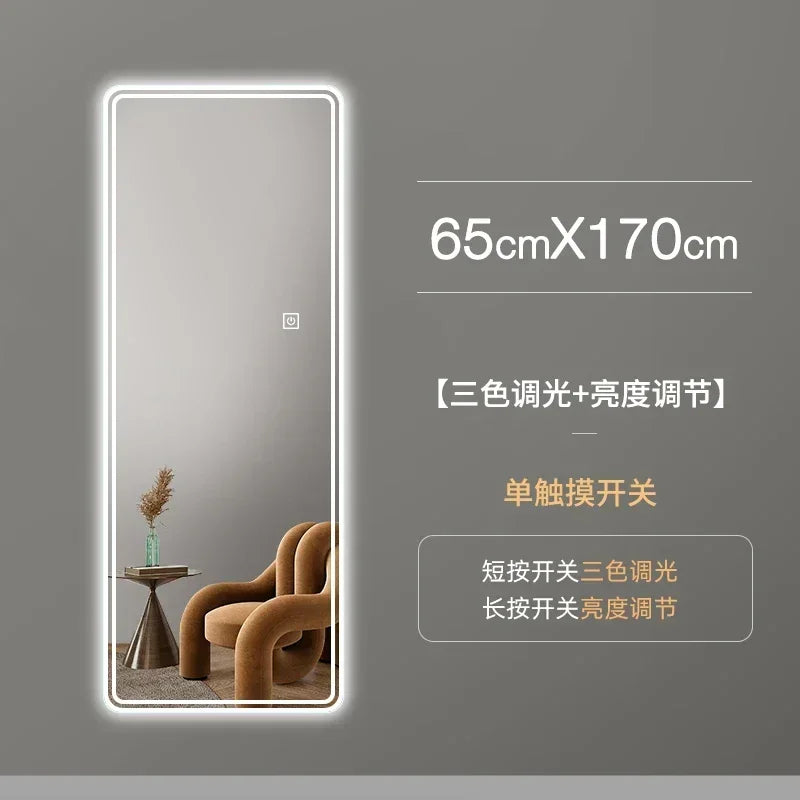 Large size intelligent mirror for interior decoration - 65x170 cm