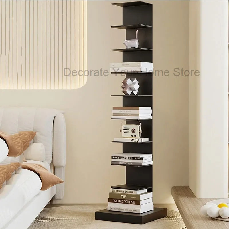 Metal minimalist shelves for elegant and practical storage