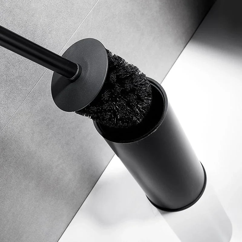 Luxury stainless steel bathroom toilet brush - view 2