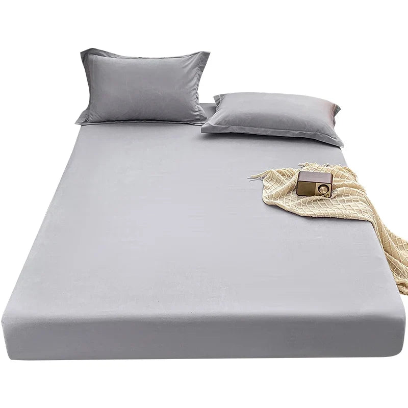 Premium Solid Color Brushed Fitted Sheet,Ultra-Soft Sateen Weave for Cozy Nights - Hypoallergenic and Easy Care Bedding - TODMMCL-01 / 90x200cm(35x79 in)
