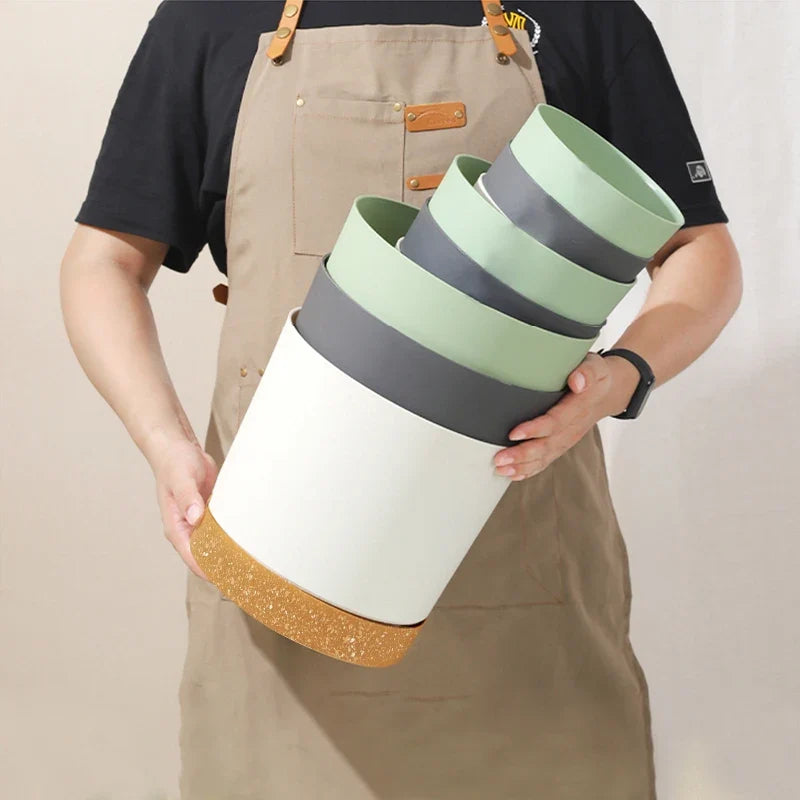 Automatic flower pots with garden and plant saucer - view 4