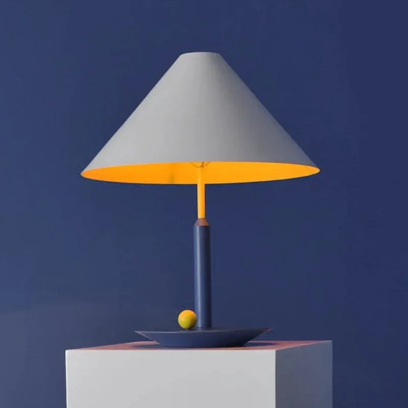 Scandinavian metal installation lamp with led bulb - view 4