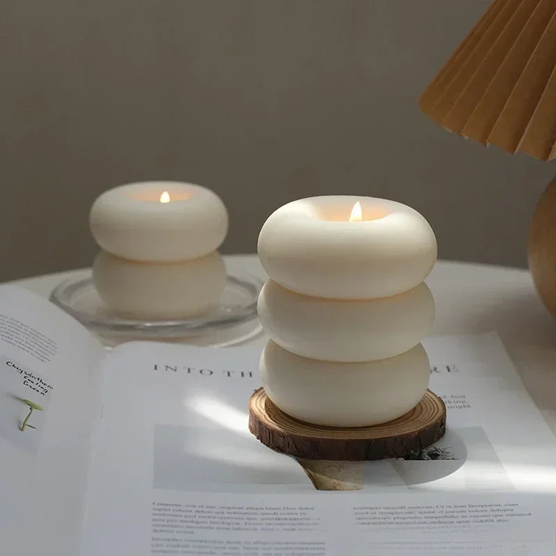 WHISKER | Donut Candles Vanilla Candle, Scented Candles, Aromatherapy Candle, Soy Wax Candle, Candle for Home, Bulk Wholesale - view 2