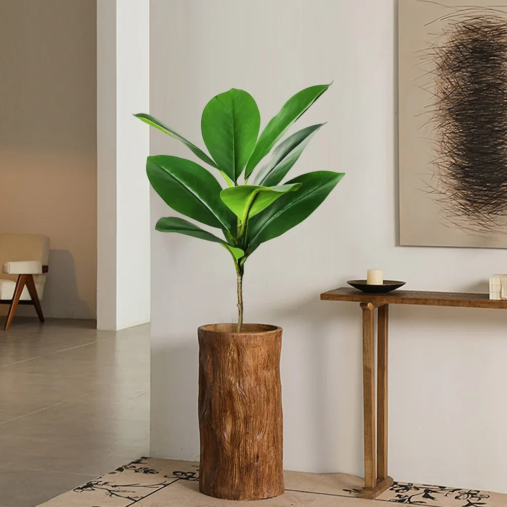 Large artificial tropical ficus tree with realistic leaves for decoration - view 4