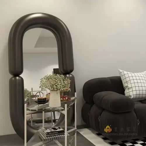 Decorative mirror oval wall mirror for room - 70x160cm 1