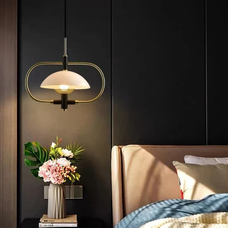 Creative bedside lamp medieval style glass minimalist - view 2