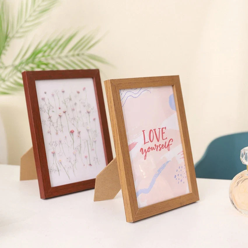 Wooden Wall Photo Frame in Black, White or Natural Wood - view 2