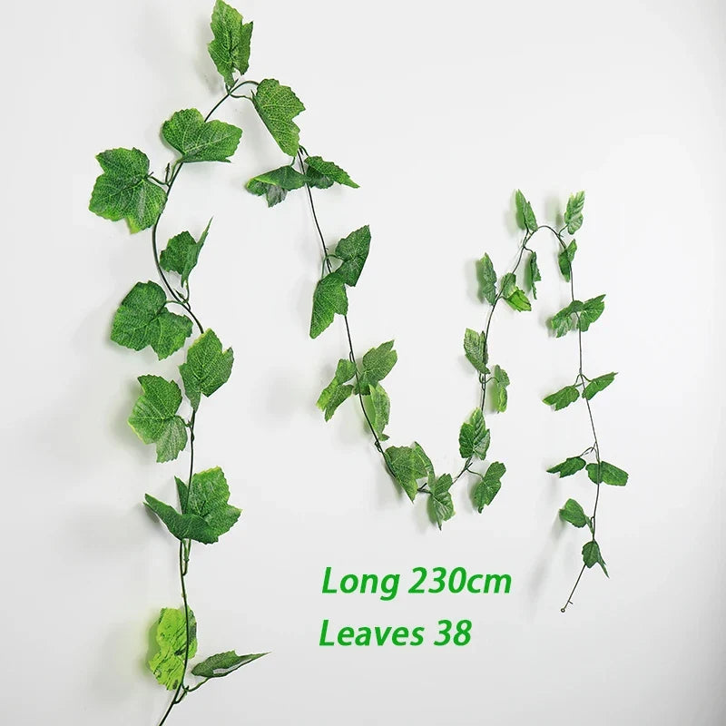Artificial plant suspended ivy for wall decoration and wedding - Vine Leaves 3