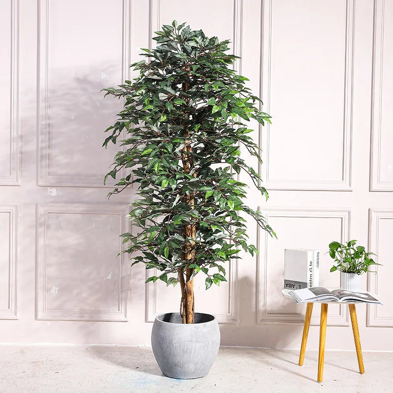 Artificial banyan tree in pot for interior and exterior decoration - view 7