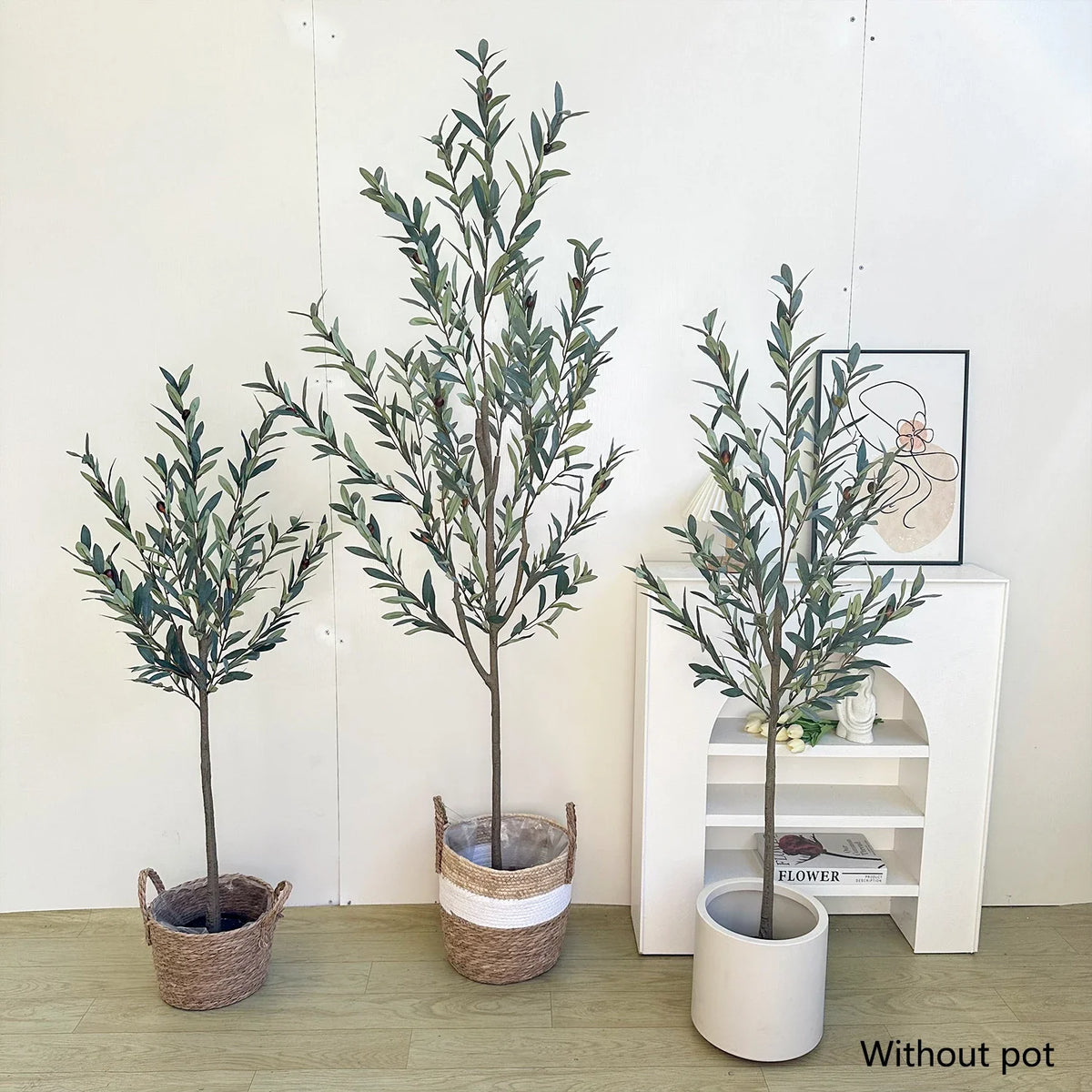 Realistic artificial olive tree for interior and exterior decoration - view 4