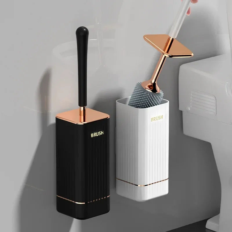 Silicone brush for efficient toilet cleaning - view 2