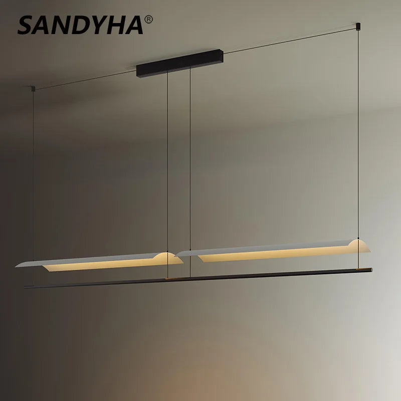 Modern minimalist chandelier design for interior and decoration