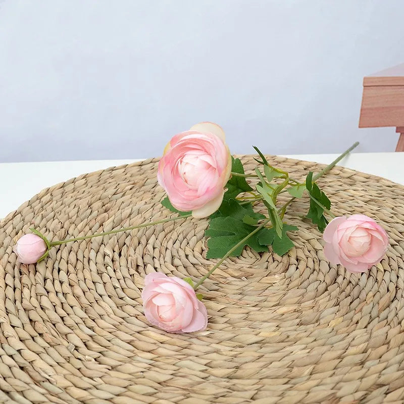 Artificial silk peony flowers for decorations and festive events - Pink