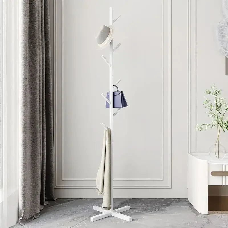 Metal Standing Holder for Purse, Tree with Light, Luxury Rock Plate Base, Marble Scarf and Bag Rack, Minimalist Stand - view 3