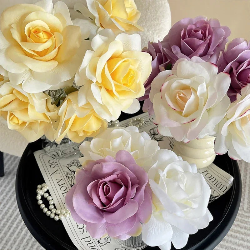 Bouquet of artificial decorative rose wines for garden - view 5