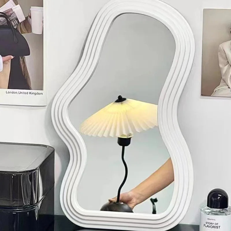 Cloud kawaii wall mirror for interior decoration and makeup - view 3