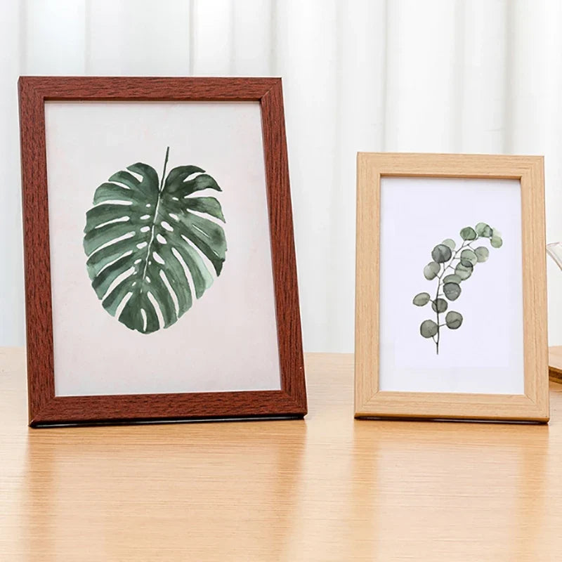 Wooden photo frame hanging for decoration and gift - view 3