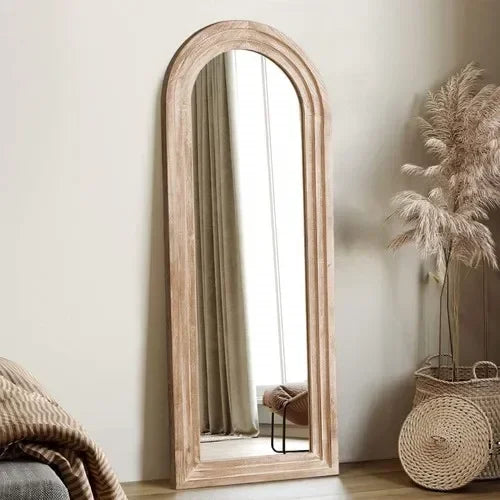 Vintage wooden mirror for aesthetic decoration and make-up - 60X160X3CM1