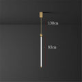 Minimalist Nordic pendant light in light tube for elegant interior - Large / Changeable