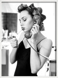 Women Drinking Wine and Eating Spaghetti Canvas Wall Art, Design 22 - 60X90cm Unframed / 22