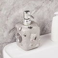 Golden ceramic bottle moon decor for lotion - B