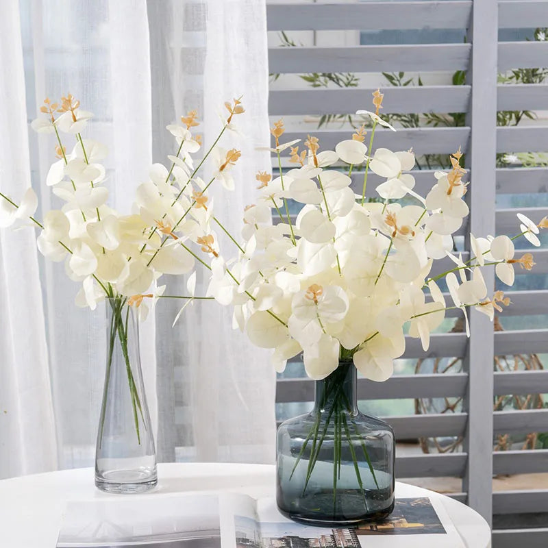 Eucalyptus leaves artificial flowers for floral decorations and arrangements