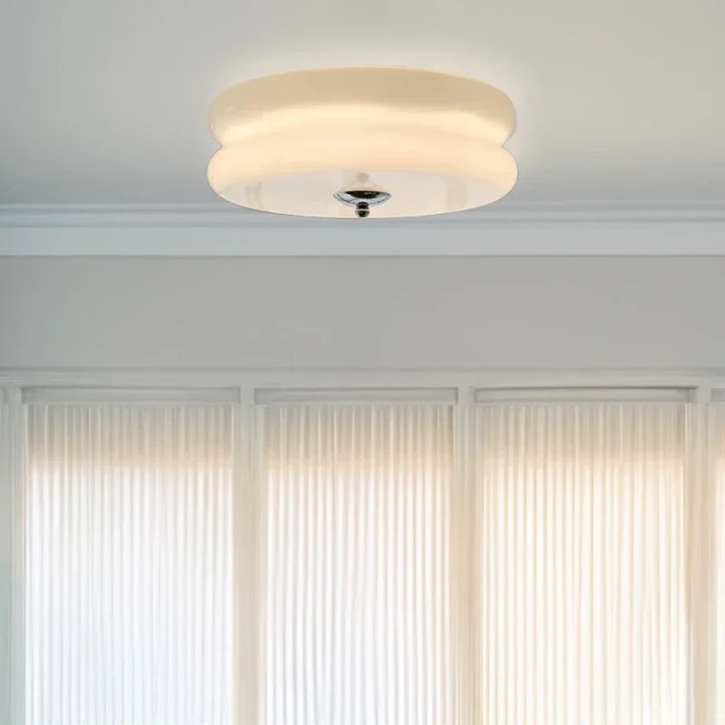 Design glass ceiling for elegant modern lighting