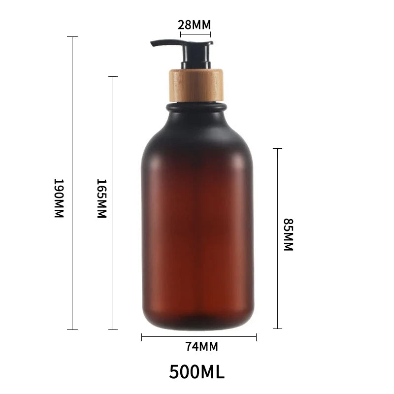 Refillable pump bottle for shampoo and shower gel - S4 500ML