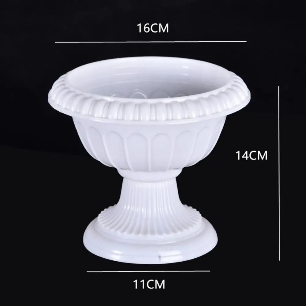 Roman flower pot in retro romantic style plastic for events - Style 3