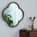 Decorative wooden mirrors for make-up and interior decoration - 70X70X5CM