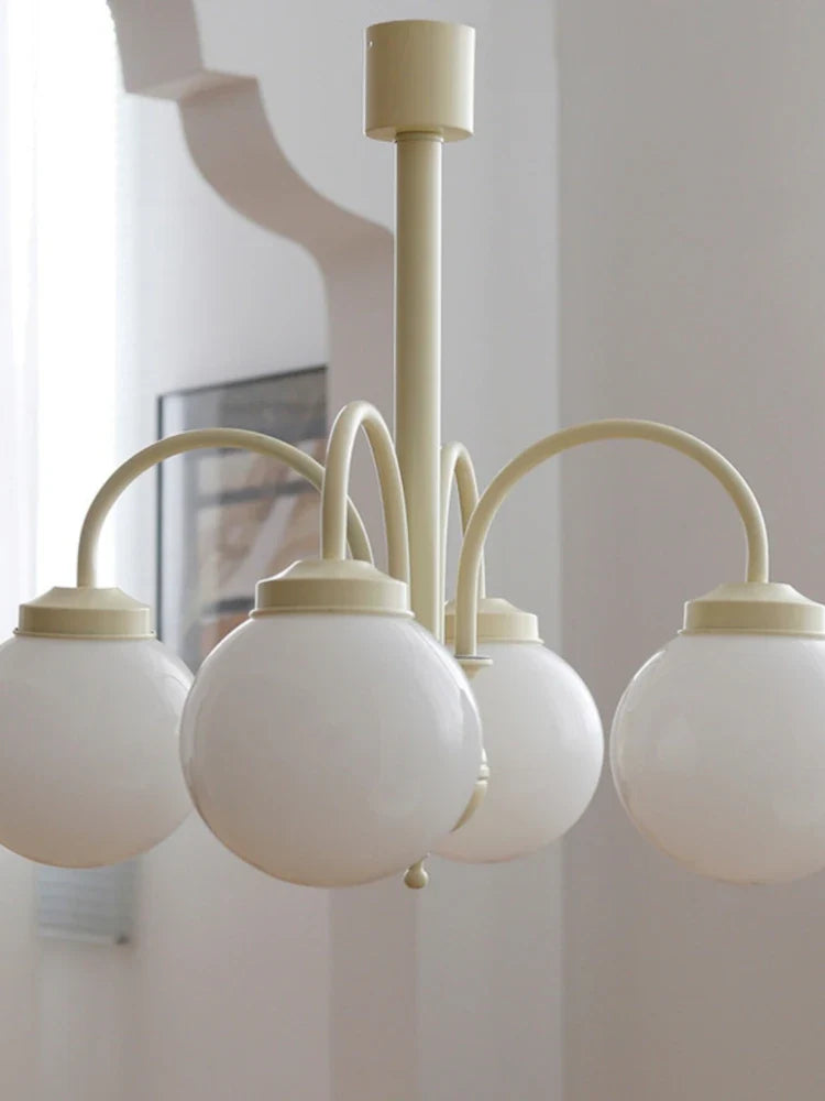 Retro glass chandelier for Nordic interior decoration - view 4