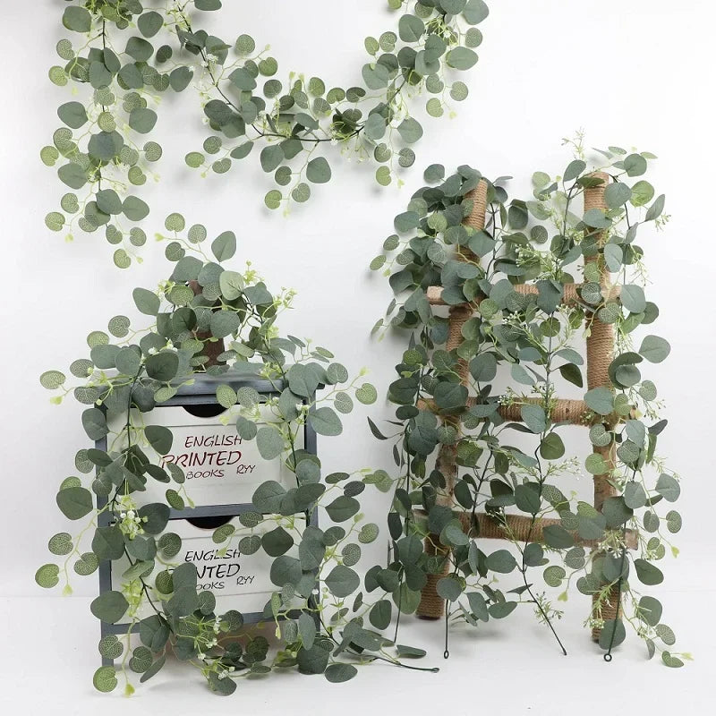 Artificial eucalyptus leaves for garden decoration - view 9