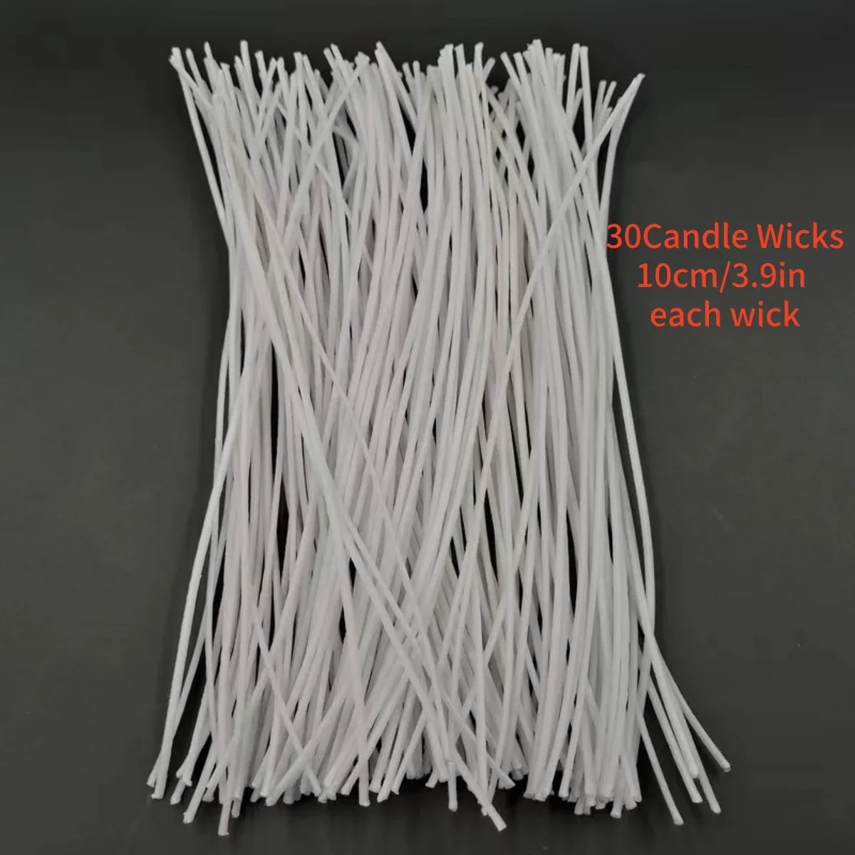 Sand Candle With Wicks, Refillable Wax Sand, DIY Candle Sand For Candle Making, Home decor, Wedding, Halloween, Christmas, Party - 30 Candle Wicks